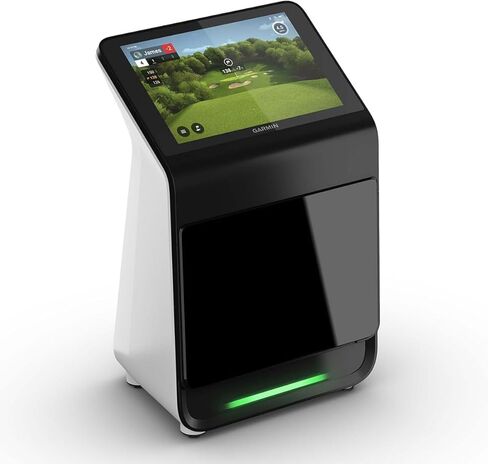 Garmin Neakping R50 Premium Golf Laffic Monitor & Simulator Bundle - Ball & Club Metrics ، شاشة ملونة مقاس 10 بوصات مع CASE ، ومرسل HDMI اللاسلكي ، و 25 قدمًا 4K HDMI كابل ، ومزيد in Saudi Arabia