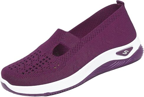 Women's Walking Sneakers Summer Breathable Mesh Slip-On Walk Shoes Trendy Comfortable Orthopedic Sneaker Casual Athletic Running Jogger Shoes in Kuwait