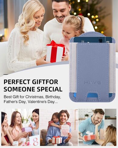 HiWe for MagSafe Wallet, 6-Card Holder, RFID Blocking, Strong Magnet, Slim | Magnetic Wallet for Galaxy S20-S26 Series (Magnetic Case Required) & iPhone 12-17 Series Minimalist in Kuwait