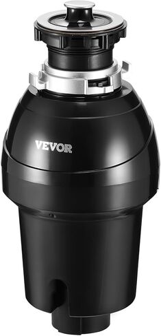 التخلص من القمامة VEVOR ، 1HP 3270 دورة في الدقيقة محرك DC ، التغذية المستمرة تغذية نفايات الحوض ، EZ Connect in Kuwait