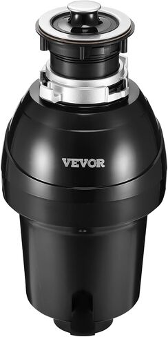 التخلص من القمامة VEVOR ، 1HP 3270 دورة في الدقيقة محرك DC ، التغذية المستمرة تغذية نفايات الحوض ، EZ Connect in Kuwait