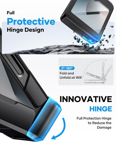 بالنسبة إلى Samsung Galaxy Z Flip 5 Wallet Case مع حامل البطاقة (3 بطاقات) وحماية الشاشة الخارجية وحماية المفصلات ، حالة غلاف واقية من Galaxy Z Flip 5 ، الأرجواني الداكن in Kuwait