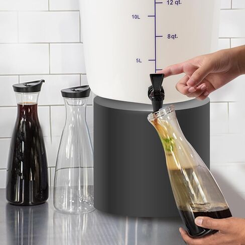 Snap! Cold Brew Round Bucket- 5 gallon Commercial Cold Brew System,Cold Brew Coffee Set-Whtie in Saudi Arabia