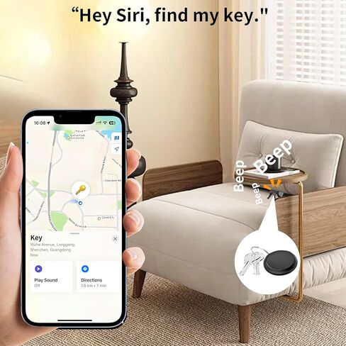 2 Pack No Subscription GPS Tracker for Vehicles Work with Find My(iOS Only) Global Coverage Real Time Mini Tracker Tags Hidden Car Locator Tracking Device with Magnetic Case No Monthly Fee Required in Kuwait