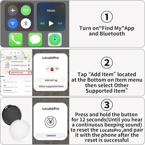 2 Pack No Subscription GPS Tracker for Vehicles Work with Find My(iOS Only) Global Coverage Real Time Mini Tracker Tags Hidden Car Locator Tracking Device with Magnetic Case No Monthly Fee Required in Kuwait