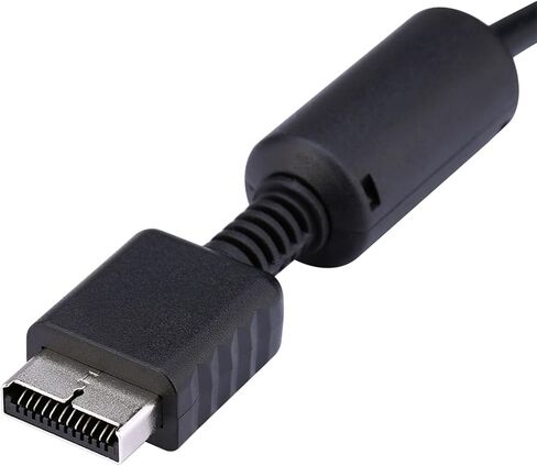 PS2 PS3 AV Multi Out to Component Video Audio Cable ، فيديو مذهل ونقل صوت إلى HDTV أو EDTV ، سترة سميكة ومرنة in Saudi Arabia