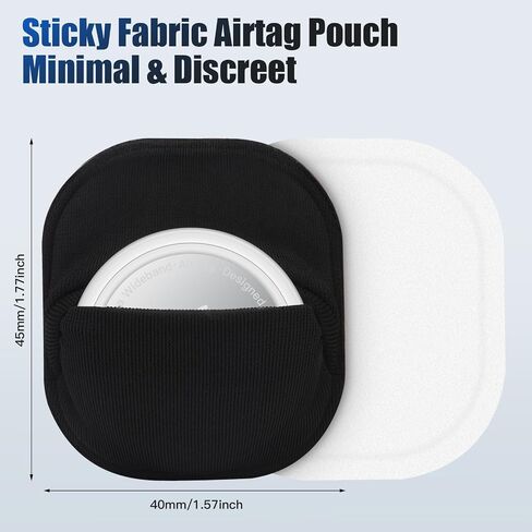 لحامل Airtag ، حقيبة لزجة ، 4 عبوات خفية ووقائية للأمتعة ، ملصق ملصق Mount Fabric الذي لاصق مع علامة هواء للحقيبة ، التلفزيون عن بُعد ، أمتعة وأمتعة (4 عبوات) in Saudi Arabia