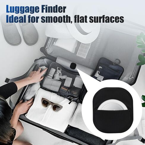 لحامل Airtag ، حقيبة لزجة ، 4 عبوات خفية ووقائية للأمتعة ، ملصق ملصق Mount Fabric الذي لاصق مع علامة هواء للحقيبة ، التلفزيون عن بُعد ، أمتعة وأمتعة (4 عبوات) in Saudi Arabia