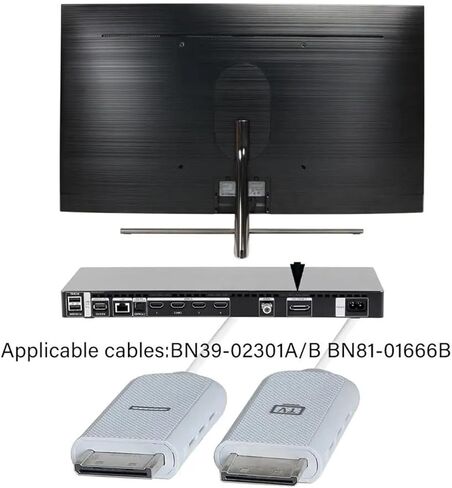 One Connect Box，Compatible for Samsung SOC1000MA BN68-01571A BN91-18651U for QN55Q7CAMFXZA QN55Q7CAMF Q7CAMF 55 INCH TV Black in Kuwait