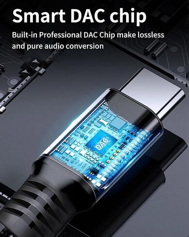 USB-C إلى 3.5 ملم محول الشاحن ومحول الشاحن ، 3 في 1 من النوع الثنائي C aux شاحن الشاحن الشاحن سلك Dongle المتوافق مع iPhone 15/16 Pro/Max/Plus ، iPad ، Samsung Galaxy S22/S23/S24 Ultra (رمادي) in Kuwait
