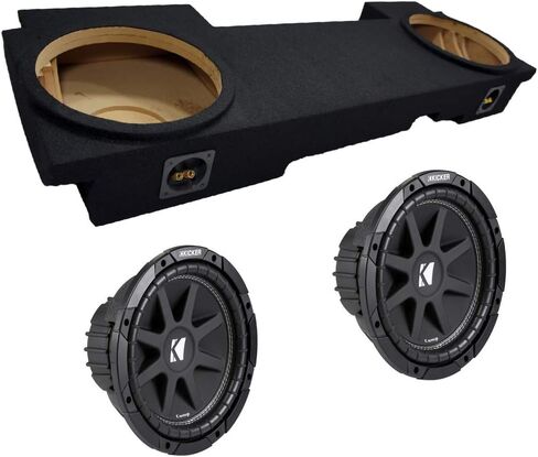 حزمة ركلة اتصال أمريكان صوتي متوافقة مع 2002-2013 Chevy Avalanche C12 Comp Dual 12 "محملة العلبة الفرعية المحملة in Saudi Arabia
