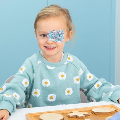 Speckles- HIDE&SEE Kids Eye Patches (Dinosaur) Fun & Comfortable Hypoallergenic Patches for Amblyopia & Strabismus Treatment, IMAGINE Pack for Boys & Girls includes motivational Reward Chart (50 Pack) in Kuwait