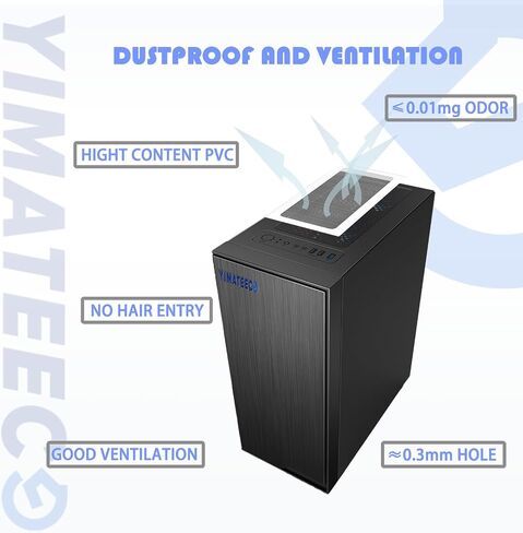 Dust Filter PC 240mm for Computer Cooler/PSU/Routers Nylon 80 Mesh, Magnetic Frame PC Fan Dust Mesh PC Cooler Filter Dustproof Computer Fan Grills (Nylon, 120x240mm, 2pcs, White) in Kuwait