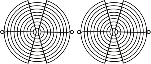 172mm Computer Case Fan Filter Grills, Finger Guard Protection Cover, Black Color - 2 Pack in Kuwait