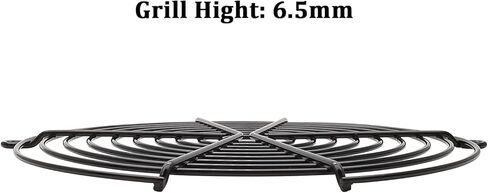 172mm Computer Case Fan Filter Grills, Finger Guard Protection Cover, Black Color - 2 Pack in Kuwait