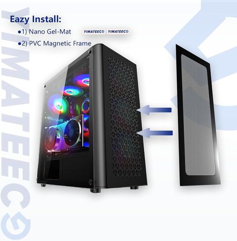 مرشح الغبار PC 360mm لمروحة مبرد الكمبيوتر/PSU/Routers NYLON 80 شبكة ، مرشح الغبار المغناطيسي غلاف الغبار غلاف الغبار شبكة مروحة مروحة مروحة الكمبيوتر (النايلون ، 120 × 360 مم ، 2 مساءً ، أسود) in Kuwait