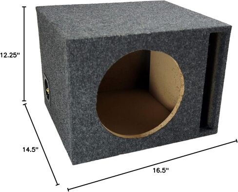 Harmony Audio Kicker Compatible with Universal Car C10 Comp Single 10" Vented Port Loaded Sub Box Enclosure with Harmony HA-A400.1 Amplifier in Saudi Arabia