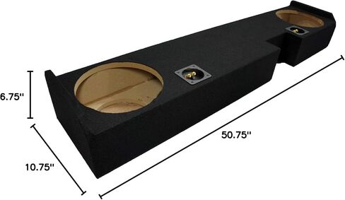 Harmony Audio HA-A1500.1 Compatible with Ford F250 F350 Extended/Super Cab Truck 2001-2014 Class D 3000W Sub Amp, 43CWR102 10" CompR CWR10 400W RMS Sub and 2X10FORD-EXCAB-01-08 Sub Box Enclosure in Saudi Arabia
