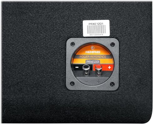 Memphis Audio Prxe12d1 1200 واط مزدوج 12 بوصة مضخم صوت تم تحميله + مربع العلبة 1 أوم in Saudi Arabia