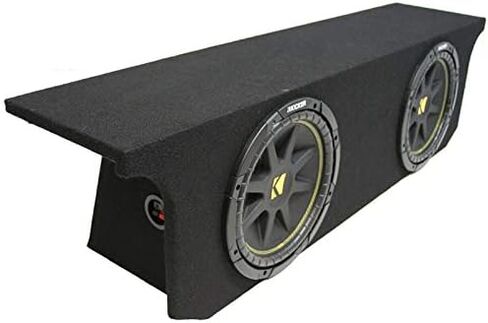 American Sound Connection 43C104 Compatible with Jeep Wrangler Unlimited 2007-2018 4 Door 10" Comp C10 Series Sub and JW2X10-074DR-BS Custom Dual 10" Subwoofer Enclosure Sub Box in Saudi Arabia