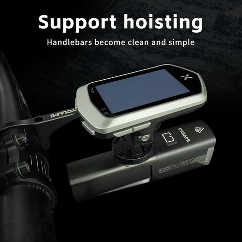 جبل الدراجة الأمامية القابلة للتعديل ، متوافق مع حافة garmin ، IGPSPORT ، XOSS ، COOSPO MAGENE ، CYCPLUS GPS ، مناسبة للأنبوب الدائري/المقود المسطح ، الدراجات على الطرق/طي الدراجات ، MTB in Saudi Arabia
