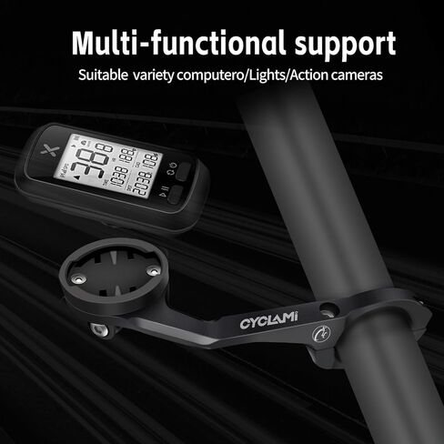 جبل الدراجة الأمامية القابلة للتعديل ، متوافق مع حافة garmin ، IGPSPORT ، XOSS ، COOSPO MAGENE ، CYCPLUS GPS ، مناسبة للأنبوب الدائري/المقود المسطح ، الدراجات على الطرق/طي الدراجات ، MTB in Saudi Arabia