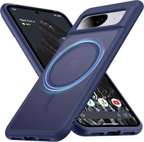 [No.1 Magnetic] لحالة Google Pixel 8 Pro مع Magsafe [تم اختبار إسقاط الدرجة العسكرية] [Matte Matte الشفاف] in Kuwait