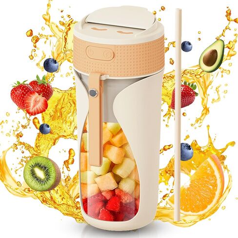 Cup Blender Cup 450 مل من الخلاط متعدد الوظائف مع سحق الثلج ، قوة قطع قوية مع 6 شفرات ، BPA خالية in Saudi Arabia