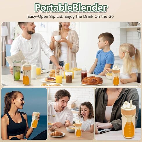 Cup Blender Cup 450 مل من الخلاط متعدد الوظائف مع سحق الثلج ، قوة قطع قوية مع 6 شفرات ، BPA خالية in Saudi Arabia
