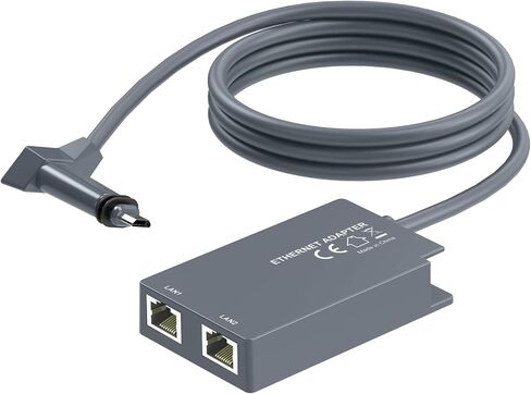 Starlink Gen3/Mini Ethernet Adapter with 4 RJ45 Ports,Multi Ports Starlink Ethernet Adapter with Wired External Network for Other Devices and Network Cable[4 Devices Networked Simultaneously] in Saudi Arabia