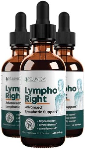 Rejuvica Health LymphoRight- Advanced Lymphatic Support Supplement - Liquid Delivery for Better Absorption - Echinacea, Elderberry, Goldenseal & More! in Saudi Arabia