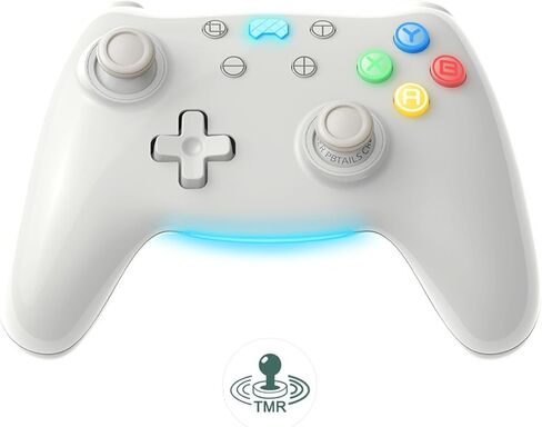 PB TAILS CRUSH Switch Controller with TMR Joysticks, Gaming Controller Compatible with Switch 2/PC/Steam/iOS/Android, Hall Effect Trigger, 6-axis Gryo, 1000Hz Polling Rate, RGB in Saudi Arabia