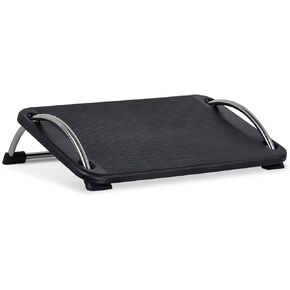 Mount-It! Tilting Footrest Under Desk | Ergonomic Office Foot Rest Adjustable | Computer Desk Foot Support | Large Platform Elevated Office Footrest