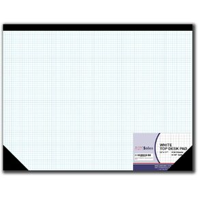 Large Graph Paper Pad (Pack of 1), 22"x17", 1/4 Quad Grid, 50 Sheets Per Pad, 80 GSM, Graphing Paper, Drafting Paper, Sketching, Ideal for Architecture Supplies, Engineering Paper, Designers