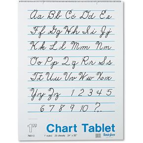 Pacon® Chart Tablet, 24" x 32", 1 1/2" Ruled, 25 Sheets