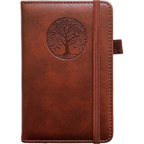 Small Pocket Notebook, Leather Journal Mini