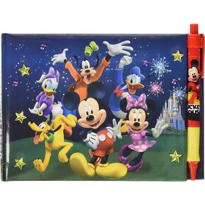 Disney 85231 Mickey and Friends Deluxe Autograph Book with Pen