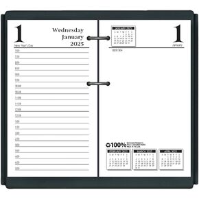 House of Doolittle 2025 Desk Calendar Refill, Daily, Economy, Fits #17 Base, 3.5 x 6 Inches, January - December (HOD4717-25)