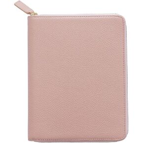 Moterm Zippered Leather Cover for Stalogy B6 Planners (Pebbled-Black)