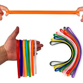 Large Rubber Bands, Big Rubber Bands, Thick Rubber Bands Heavy Duty, Wide Rubber Bands, Large Rubber Bands Office Supplies, Colored Rubber Bands, Jumbo Rubber Bands, Large Elastic Bands (10 Pieces)