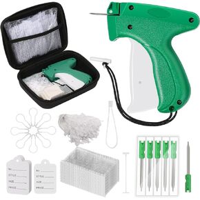 1314Pcs Tagging Gun for Clothing, Micro Stitch Gun with 1008 Pcs White Barb Fasteners and 6 Needles Price Tagging Gun for Quick Sewing Quilting Hemming for Store Warehouse Consignment Garage Yard Sale