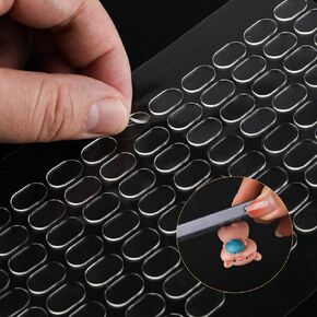 480pcs Clear Sticky Tack, Removable Double Sided Gel Glue, Museum Action Figures Adhesive Mounting Dots, Poster Putty for Poster Museum Wall Hanging