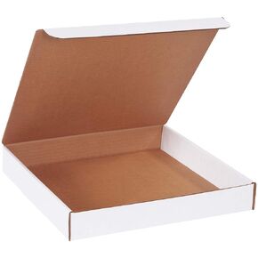 BOX USA BML13132 Literature Mailers, 13" x 13" x 2", White (Pack of 50)
