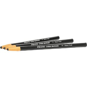 Dixon China Marker, Black, Dozen, 12 Count (Pack of 1)