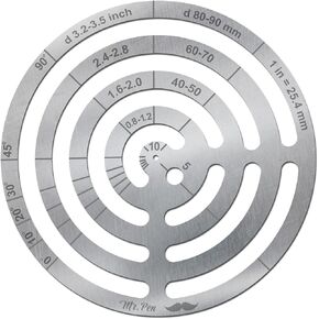 Mr. Pen - Stainless Steel French Curve Rulers, Drawing & Drafting Tools with Circle, Curve & Leather Templates