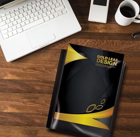 Better Office Products 60 Pocket Bound Black Presentation Book, with Clear View Front Cover, 120 Sheet Protector Pages, 8.5" x 11" Sheets, Art Portfolio, Durable Poly Covers, Letter Size (2 Pack) in Saudi Arabia