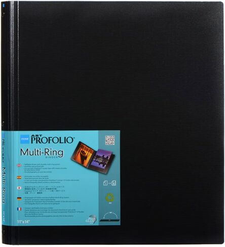 غلاف Itoya Art Portfolio متعدد الحلقات قابل لإعادة الملء (11 × 14 بوصة) + صفحات إعادة تعبئة من البولي جلاس من Itoya Art Portfolio (مجموعة من 10) الحجم: 11 بوصة × 14 بوصة + قطعة قماش لتنظيف الكاميرا والعدسات Photo4Less - حزمة العرض التقديمي in Kuwait