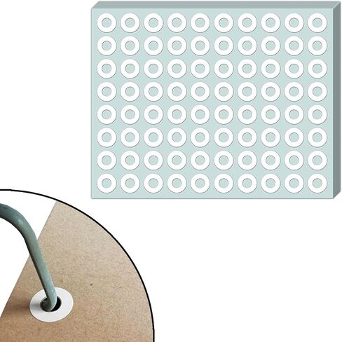 1200 Pieces, White - Hole Punch Reinforcement Stickers, Paper Binder Protector Labels for Hole-Punched Pages in Saudi Arabia
