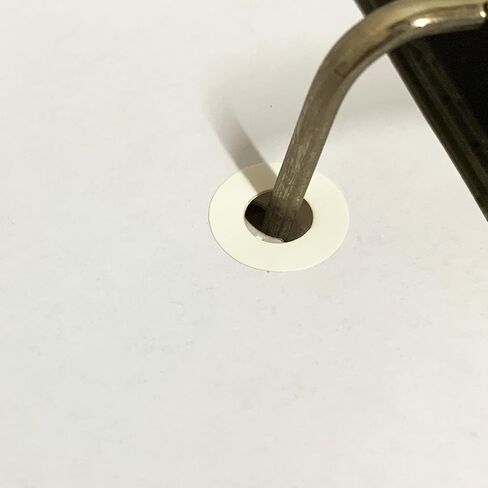 1200 Pieces, White - Hole Punch Reinforcement Stickers, Paper Binder Protector Labels for Hole-Punched Pages in Saudi Arabia