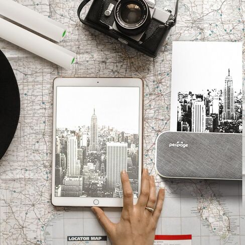 100 قطعة من ورق الطابعة الحرارية A4 ملفوف للتجفيف السريع، 8.5 × 11 بوصة حرف أمريكي للطابعة المحمولة A40 وBrother Pocketjet Pj762/pj763mfi، Hprt Mt800/mt800q، عقد الدعم، الصورة، إلخ in Kuwait